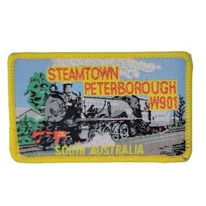 Steamtown Peterborough W901 South Australia Souvenir Patch Steam Locomotive Site